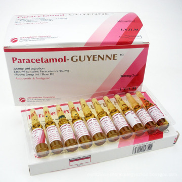 GMP FDA Approved Drugs Paracetamol Lidocaine Injection for Reducing Fever and Pain